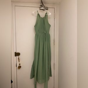 Green bridesmaid dress - worn once - size 12